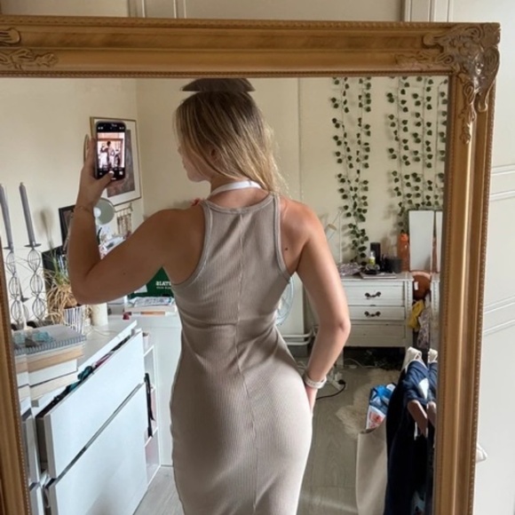 Asos Tan Mini Dress - Picture 5 of 5